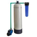 Máy lọc tổng 1 cột lọc cho gia đình - có máy bơm tăng áp