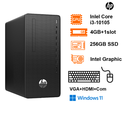 Máy tính để bàn HP280 Pro G6 60P78PA - Intel Core i3-10105, H470